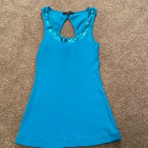 Blue/Teal Express tank (size Small)